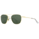 AO Original Pilot Sunglasses, Gold Frame, 52 mm Green AOLite Nylon Lenses, Standard Temple, Polarized, 738921549383