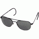 AO Original Pilot Sunglasses, Black, Comfort Cable, Gray Glass Lens, 52mm B-TCG-CC-52