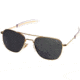 AO Flight Gear Original Pilot Sunglasses, 57mm, Gold -