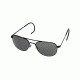 AO Original Pilot Sunglasses, Black, Comfort Cable, Gray Poly Lens, 57mm, Polarized B-PCCP-CC-57