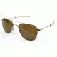 AO Original Pilot Sunglasses, Bayonet, Gold Frame, Amber Glass Lens, 52mm, 30162