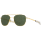 AO Original Pilot Sunglasses, Gold Frame, 57 mm Calobar Green AOLite Nylon Lenses, Bayonet Temple,738921549642