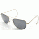 AO Original Pilot Sunglasses, Gold, Comfort Cable, CC Gray Poly Lens, 55mm, Polarized G-PCCP-CC-55