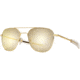 AO Original Pilot Sunglasses, Gold Frame, 52 mm SunFlash Gold Mirror SkyMaster Glass Lenses, Bayonet Temple,738921564508