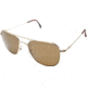 Ao Original Pilot Sunglasses Gold Wire Spatula Brown Glass Lens 55mm Polarized G Cbpg Ws 55