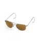 AO Original Pilot Sunglasses, Matte Chrome, Comfort Cable, Amber Glass Lens, 55mm MC-CG-CC-55