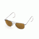 AO Original Pilot Sunglasses, Silver, Comfort Cable, Brown Glass Lens, 55mm S-CBPG-CC-55