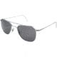 Ao Original Pilot Sunglasses Silver Wire Spatula Gray Poly Lens 52mm Polarized S Pccp Ws 52