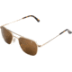 AO Original Pilot Sunglasses, Wire Spatula, Gold Frame, Amber Glass Lens, 52mm, 30161