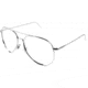 AO Prescription Sunglasses - Flight Gear General, Silver Frame