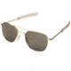 AO Prescription Sunglasses - Flight Gear Original Pilot, Gold Frame
