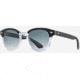 AO Times Sunglasses, Black Crystal Frame, SunVogue Gray Gradient AOLite Nylon Lenses, Polarized, 47-21-145, TIM347ST--GGN-P