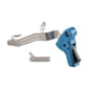 APEX ACTION ENH Pistol Trigger KIT FOR GLOCK G43/G43X/G48, 4.5lb, Flat Face, Blue, 102173BLU