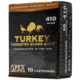 Apex Ammunition Turkey TSS 410 Gauge 27/32 oz 3in Shotgun Ammo, #9, 10 Rounds, PT410-95