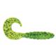 Apex Tackle Curly Tail Soft Bait, 10, 1in, Chartreuse/Blue Flake, AP-CT1-75