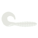 Apex Tackle Curly Tail Soft Bait, 10, 3in, White, AP-CT3-8