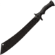 APOC by Dragon King Chop House Knife, 12.75 black oxide coated 9260 steel blade, Black G10 handle, KD35530