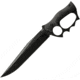 APOC by Dragon King Trench Bowie, 8.88 black oxide coated 9260 steel bowie blade, Black G10 handle, KD35610