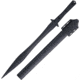 APOC by Dragon King Wasteland Gladius Sword, 32.5in Overall, 23.5in Black Double Edge SS Blade, Black G10 Handle, SS Guard, Glass Breaker, Black Nylon Scabbard, SD35570