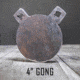 AR500 Armor 1/2 inch Steel Target, Gong, 4in, 9931