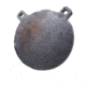 AR500 Armor 1/2 inch Steel Target, Gong, 6in, 9930