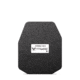 AR500 Armor Level III+ 10x12 ASC Flat Body Armor Plate, Build-Up PAXCON Coating, Black, 9156
