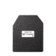 AR500 Armor Level III 10x12 ASC Left Handed Flat Body Armor Plate, Build-Up PAXCON Coating, Black, 9409