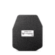 AR500 Armor Level III+ 10x12 ASC Left Handed Multi-Curve Body Armor Plate, Base PAXCON Coating, Black, 9442