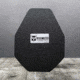 AR500 Armor Level III+ 10x12 Leightweight ALSC Multi-Curve Body Armor Plate, Base PAXCON Coating, Black 3+LW10X12CR