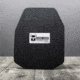 AR500 Armor Level III+ 10x12 Lightweight ASC Left Handed Flat Body Armor Plate, Base PAXCON Coating, Black 3+LWFS10X12FRLH