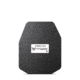 AR500 Armor Level III+ 10x12 Lightweight ASC Left Handed Multi-Curve Body Armor Plate, Base PAXCON Coating, Black, 9423
