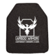 AR500 Armor Level III 10x12 Lightweight UHMWPE Body Armor Plate, Black PE3PLATE