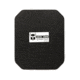 AR500 Armor Level III+ 10x12 Square Back Armor Plate, Base PAXCON Coating, Black 3+10X12SQBR