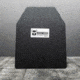 AR500 Armor Level III 11x14 ASC Flat Body Armor Plate, Base PAXCON Coating, Black 311X14FR
