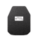 AR500 Armor Level III+ 11x14 ASC Flat Body Armor Plate, Build-Up PAXCON Coating, Black, 9164