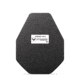 AR500 Armor Level III+ 11x14 Leightweight ALSC Flat Body Armor Plate, Base PAXCON Coating, Black, 9182
