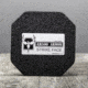 AR500 Armor Level III+ 6x6 Flat Lightweight Side Armor Plate, Base PAXCON Coating, Black 3+LW6X6FR