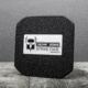 AR500 Armor Level III+ 6x6 Flat Side Armor Plate, Base PAXCON Coating, Black 3+6X6FR