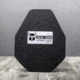 AR500 Armor Level III+ 8x10 Lightweight ALSC Flat Body Armor Plate, Base PAXCON Coating, Black 3+LW8X10FR