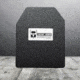 AR500 Armor Level III 8x10 ASC Multi-Curve Body Armor Plate, Base PAXCON Coating, Black, 9151