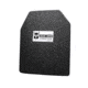 AR500 Armor Level IIIA 10x12 Lightweight Steel ASC Curved Body Armor Plate, Build-Up PAXCON Coating, Black, 9319