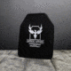 USED AR500 Armor Level IV 10X12 Body Armor Plate, Monolithic Ceramic and Polyethylene, Black, 9801, EDEMO2
