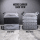 AR500 Armor Micro Plate Carrier w/Slick Side, Wolf Gray MICROSLICKGRY