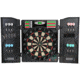 Arachnid Titanium 5400 Electronic Dartboard With Integrated Cabinet, Black, EDBM680