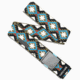 Arcade Belts Vernan Kee Belt, Standard/Standard, 1.5in Width, Oat Turquoise, 30-40 inch, vernan-kee-stretch-b