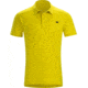 Arc'teryx Captive Polo with Short Sleeve - Men's, Gold Rush, Large, 372290