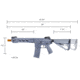 Arcturus LWT MK-I CQB 10in AEG SPORT Starter Pack ARC SE Airsoft Gun, Grey, AT-ST01-CQ-SE-GY-PK