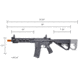 Arcturus Sport Series ARC SE LWT MK-I CQB 10in AEG Airsoft Gun, Black, AT-ST01-CQ-SE-BK