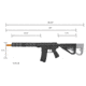 Arcturus Sword MOD1 Carbine AEG LITE FE Airsoft Gun, 13.5in, AT-NY06-CB-FE
