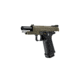 Arcturus Vanguard 4.3in Hi-Capa GBB Airsoft Pistol, Black/Tan, AT-GHC-V4-BT